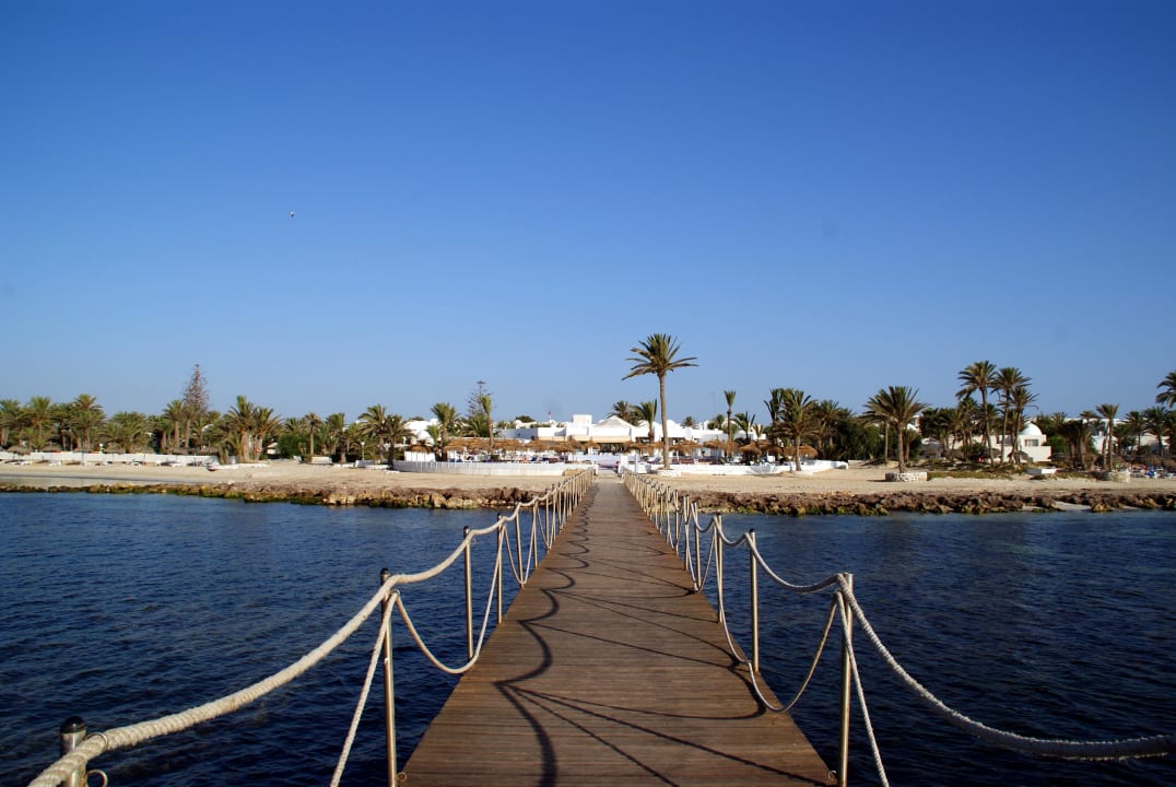 Vom Steg aus fotografiert, das war unser Pool imme Hotel El Mouradi Djerba Menzel