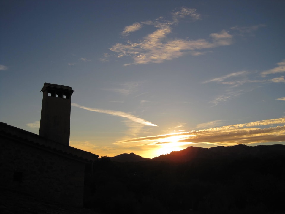 Blick vom eigenen Balkon Finca Hotel Can Estades