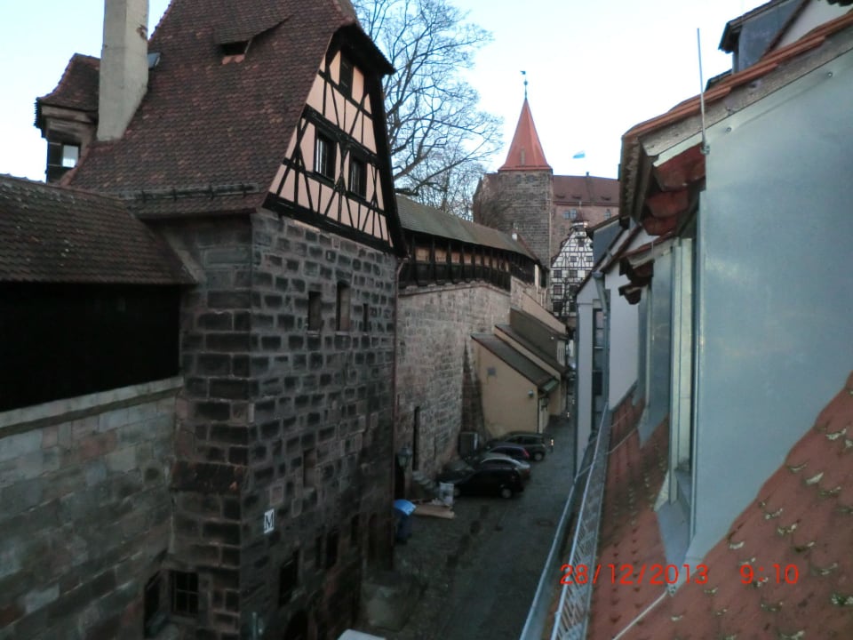 Ausblick Richtung Altstadt Hotel Dürer