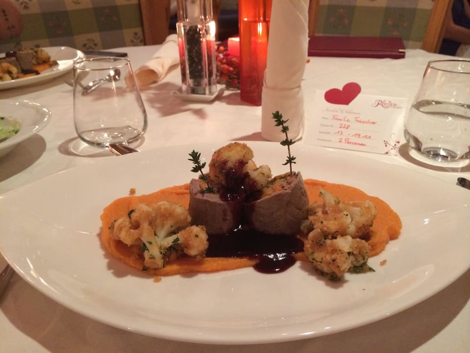 Abendessen Rieser Achensee Resort