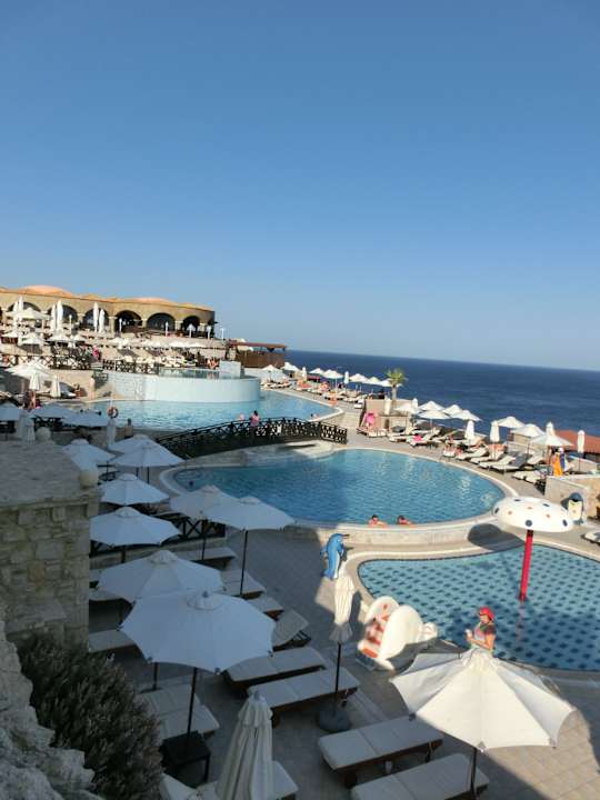 Cooler Ausblick Hotel Kalithea Horizon Royal