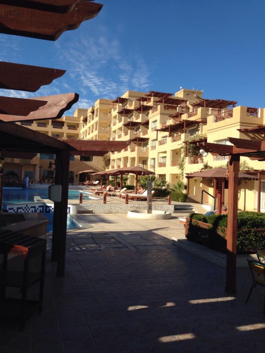 Blick von Poolbar Richtung Zimmer 455 Imperial Shams Abu Soma