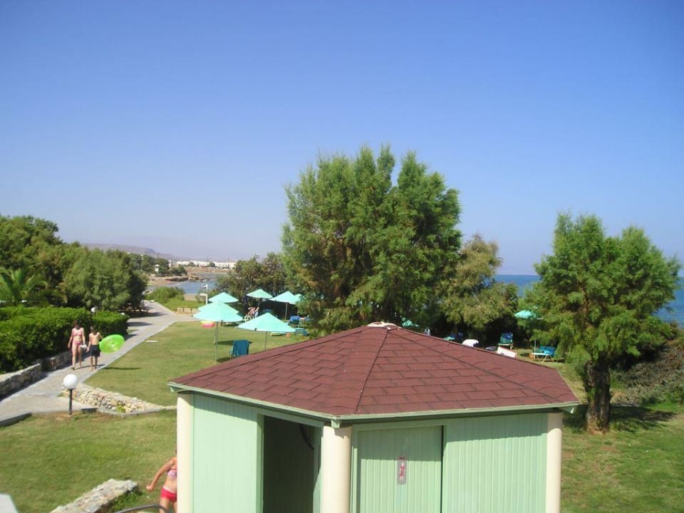 Aussicht vom Pool Creta Sun Amirandes A Grecotel Resort To Live