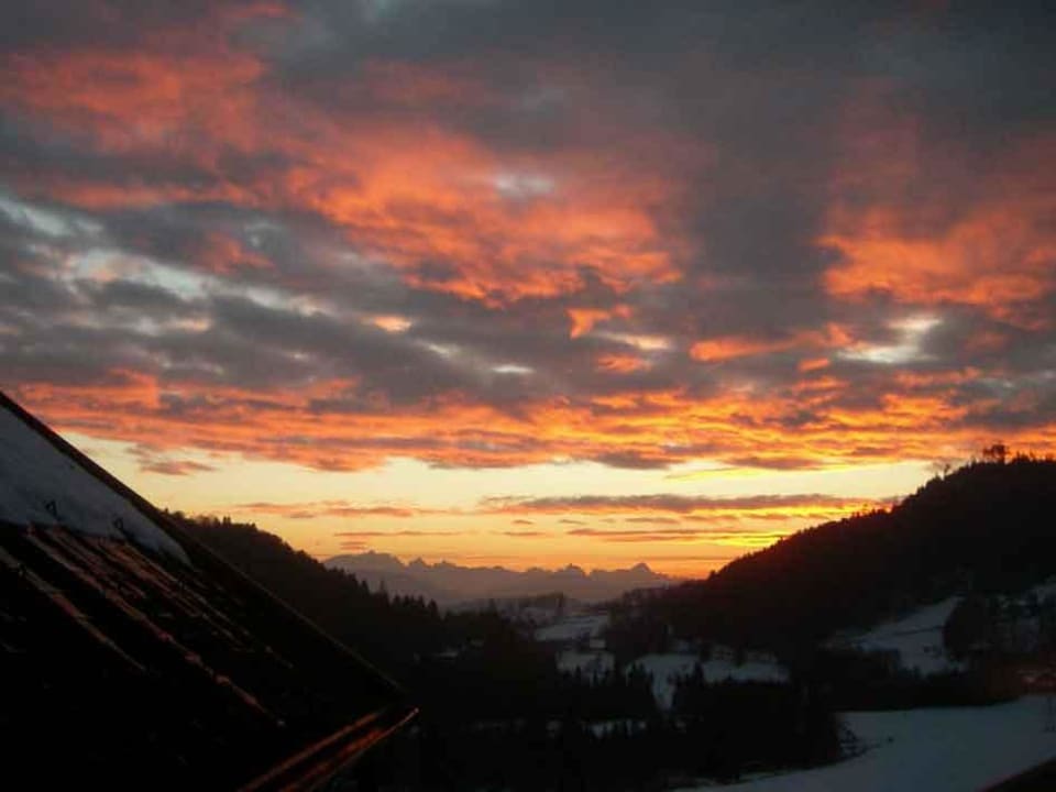Sonnenuntergang Kogler’s Pfeffermühle Hotel & Restaurant