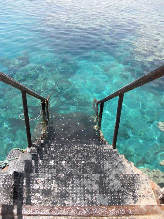 Einstieg zum Riff Fantazia Resort Marsa Alam