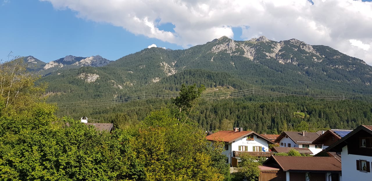 Ausblick Hotel Alpenhof Krün