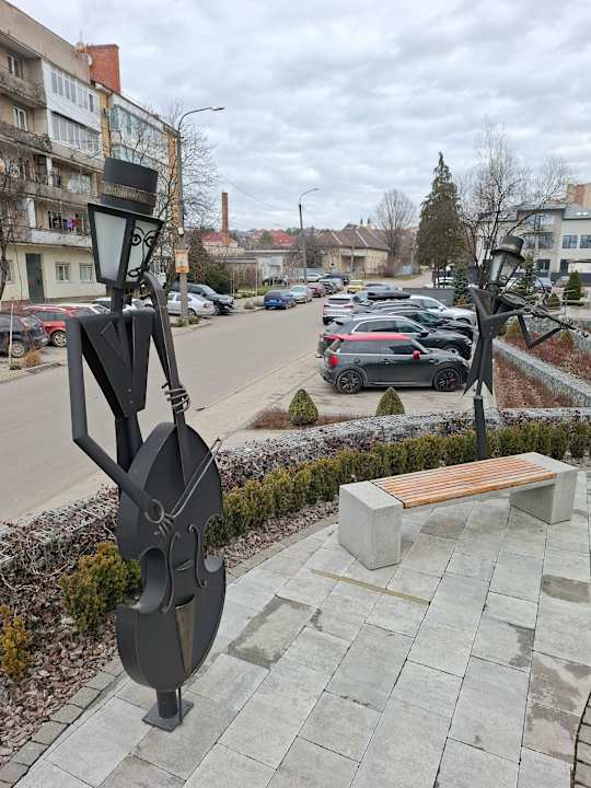 Außenansicht Apartel Uzhhorod