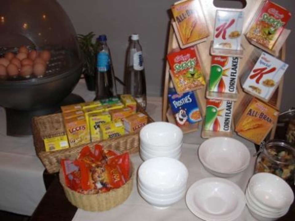 Cornflakes Auswahl hmm Hotel Cosmopolite