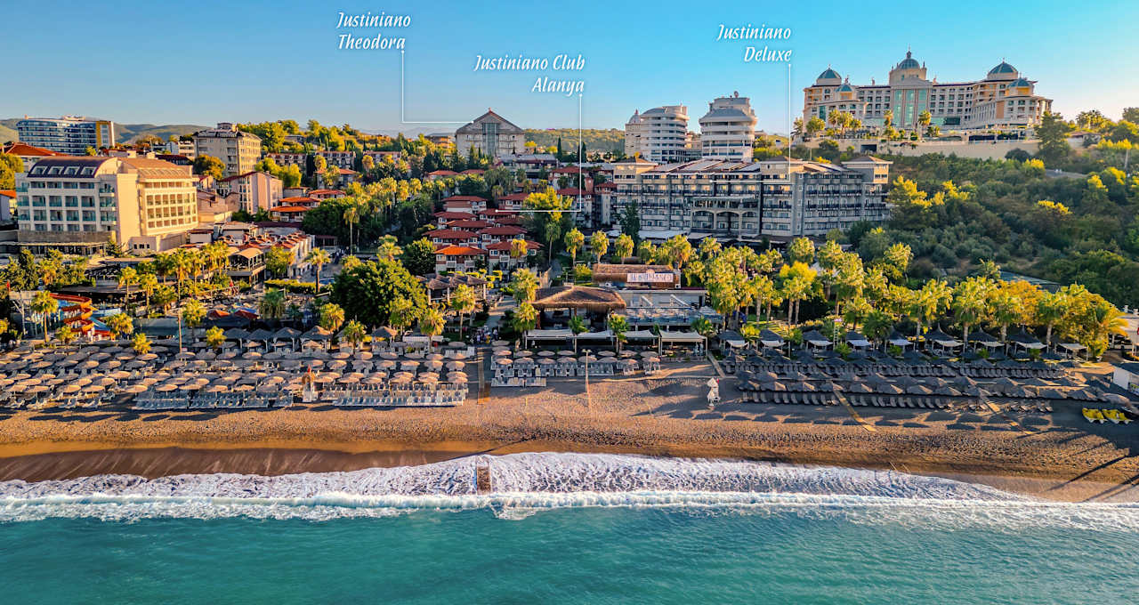 Außenansicht Justiniano Club Alanya