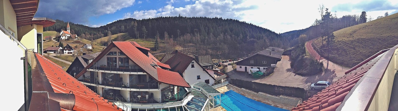 Aussicht aus Zimmer 903 Naturparkhotel Adler