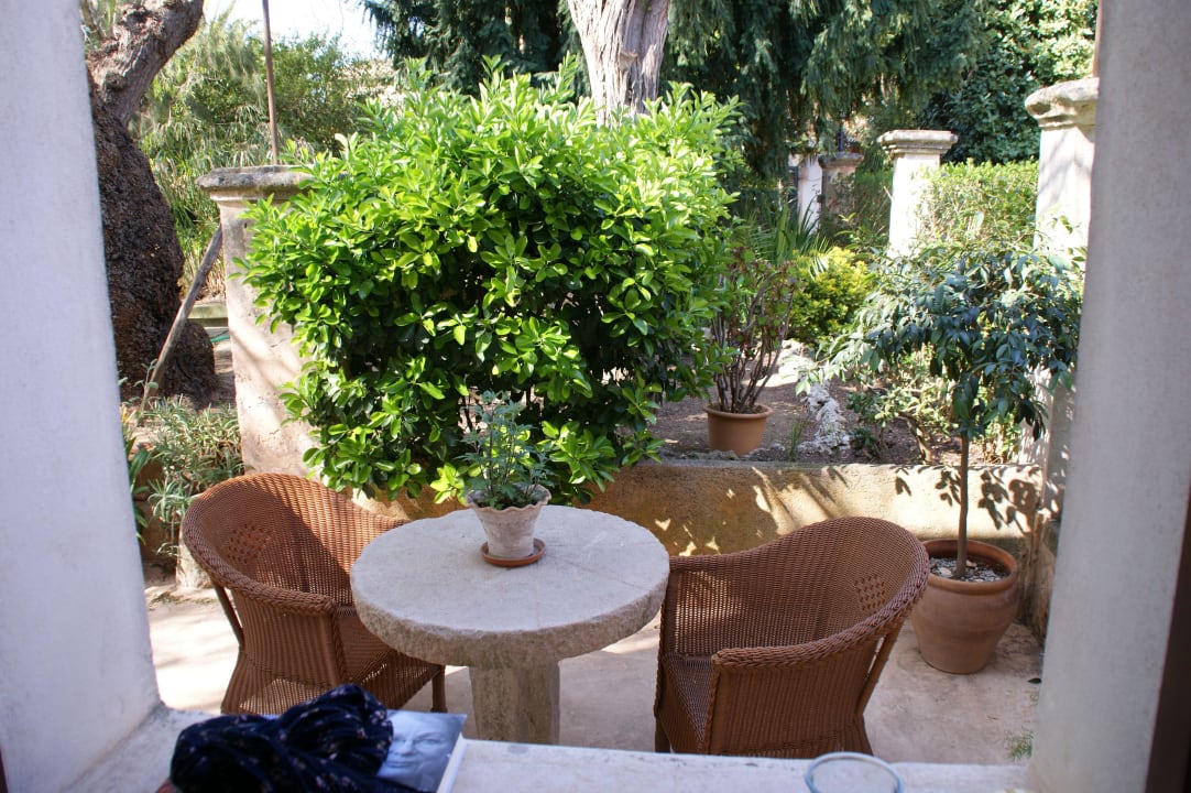 Blick aus dem Fenster Hotel Finca Raims