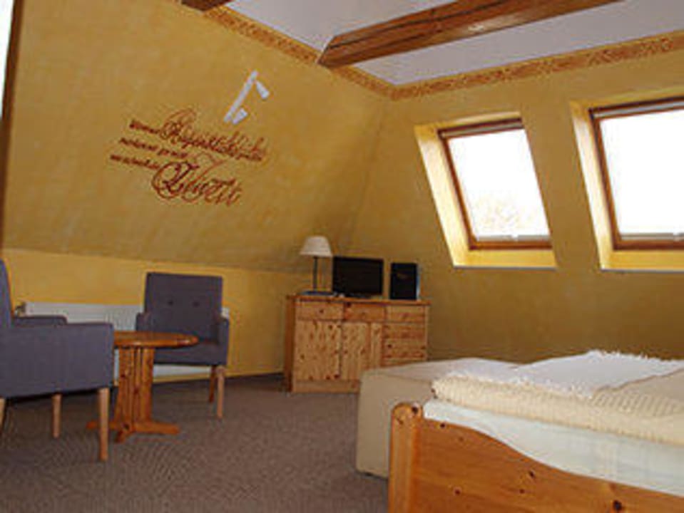 Doppelzimmer Stallbursche Hotel Gutshaus Strobel