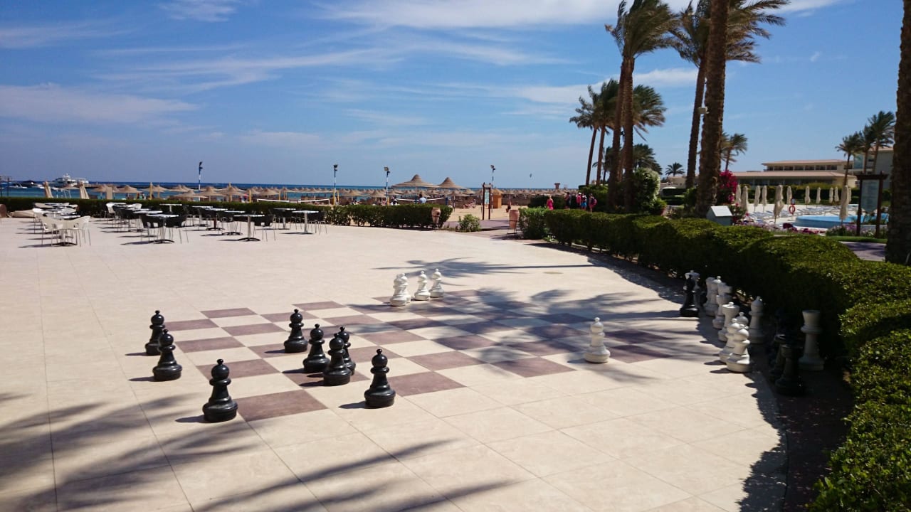 Schachfeld, Nähe Strandbar Cleopatra Luxury Resort Makadi Bay