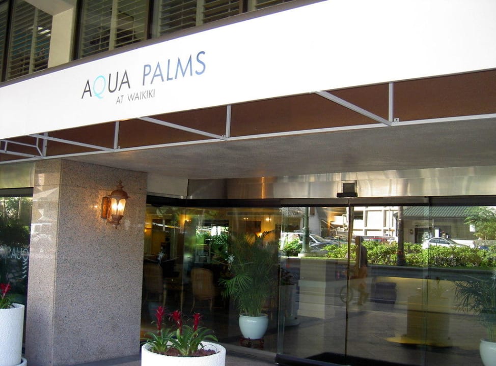 Hoteleingang Hotel Aqua Palms at Waikiki