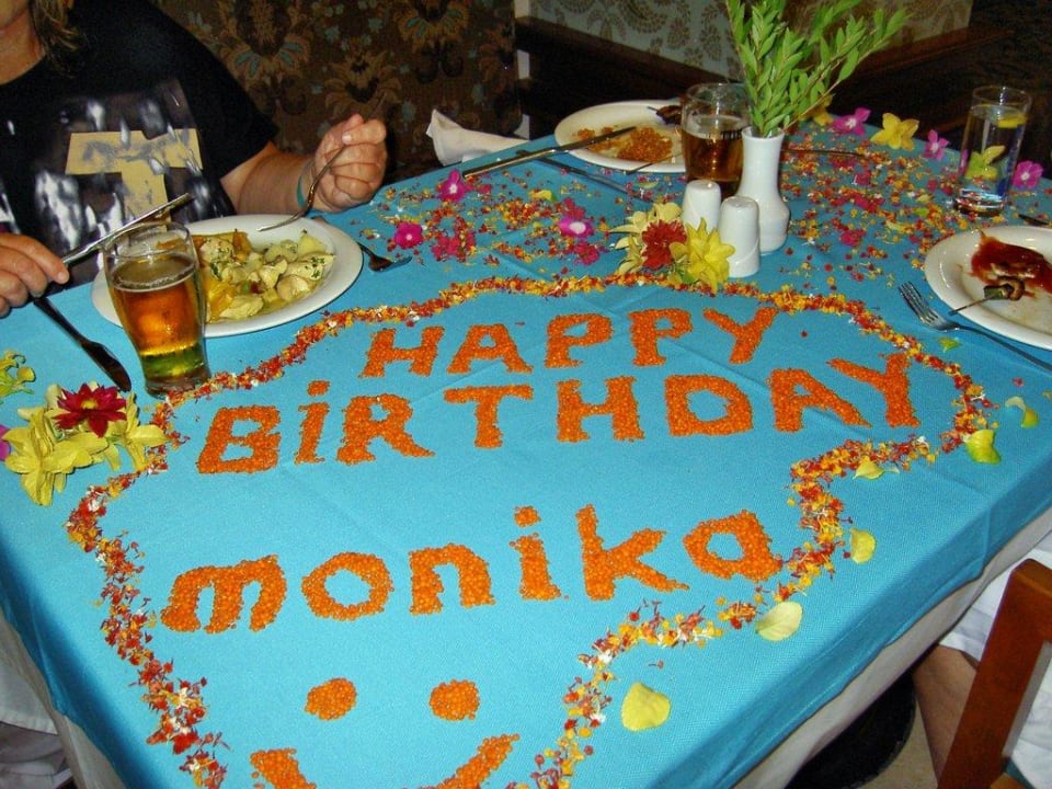 Geburtstagstisch Adalya Resort & Spa - Adults Only