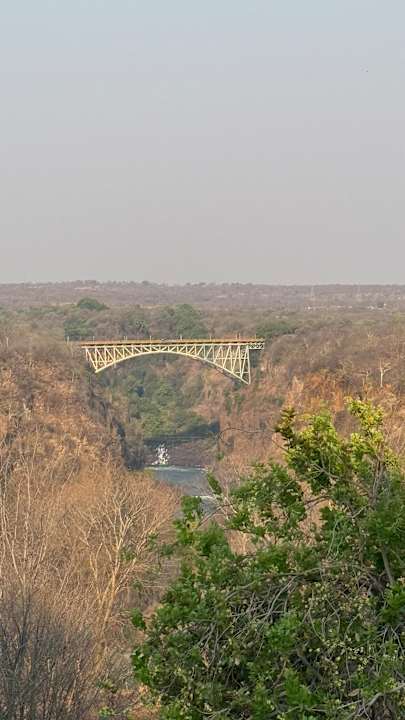 Ausblick The Victoria Falls Hotel