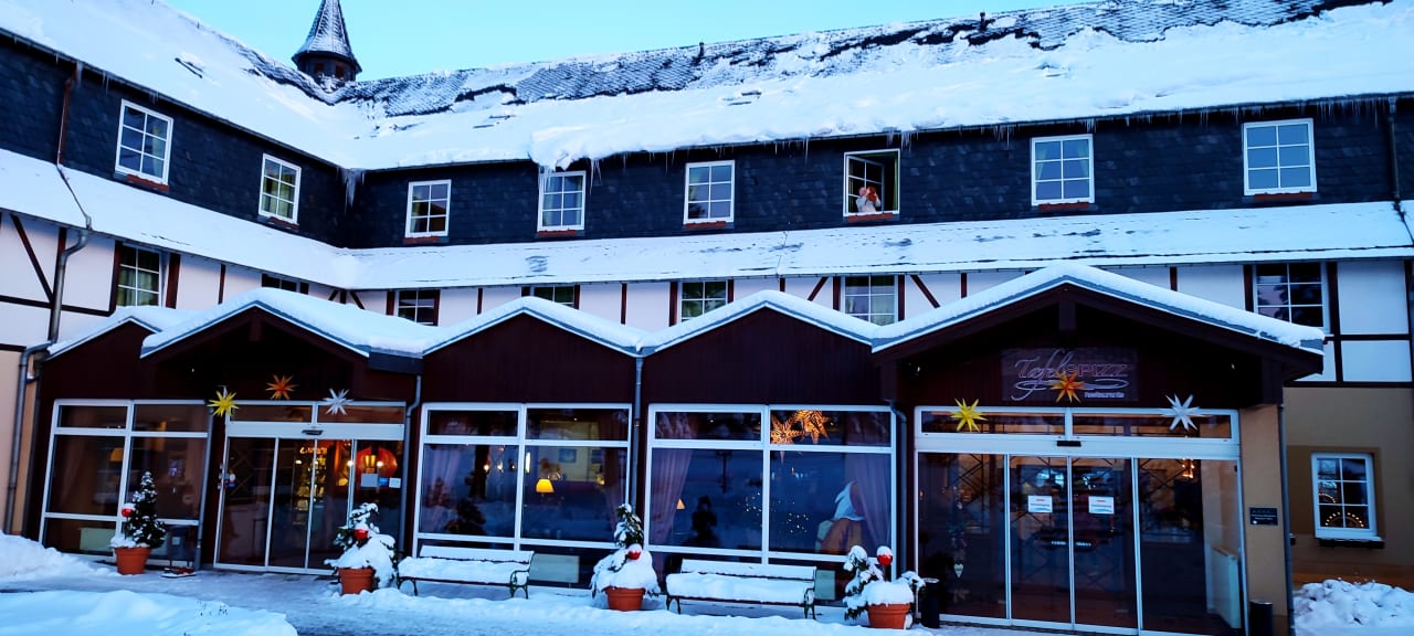 "Gartenanlage" Panorama Berghotel Wettiner Höhe (Seiffen