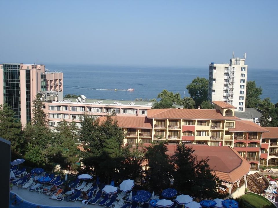 Widok z balkonu Park Hotel Golden Beach