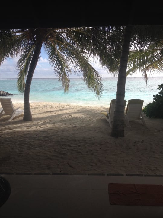Blick vom Bungalow Summer Island Maldives