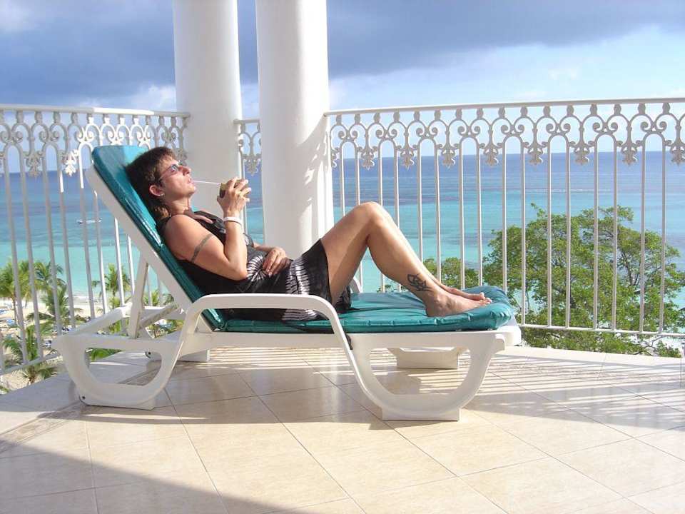 Terrasse unserer Suite Hotel Riu Ocho Rios