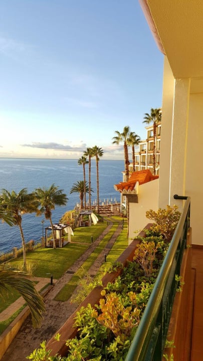 Blick vom Balkon Hotel The Cliff Bay (PortoBay)