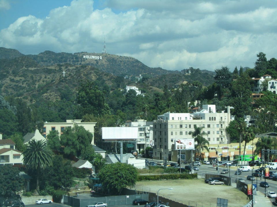 Blick aus dem Zimmerfenster Loews Hollywood Hotel