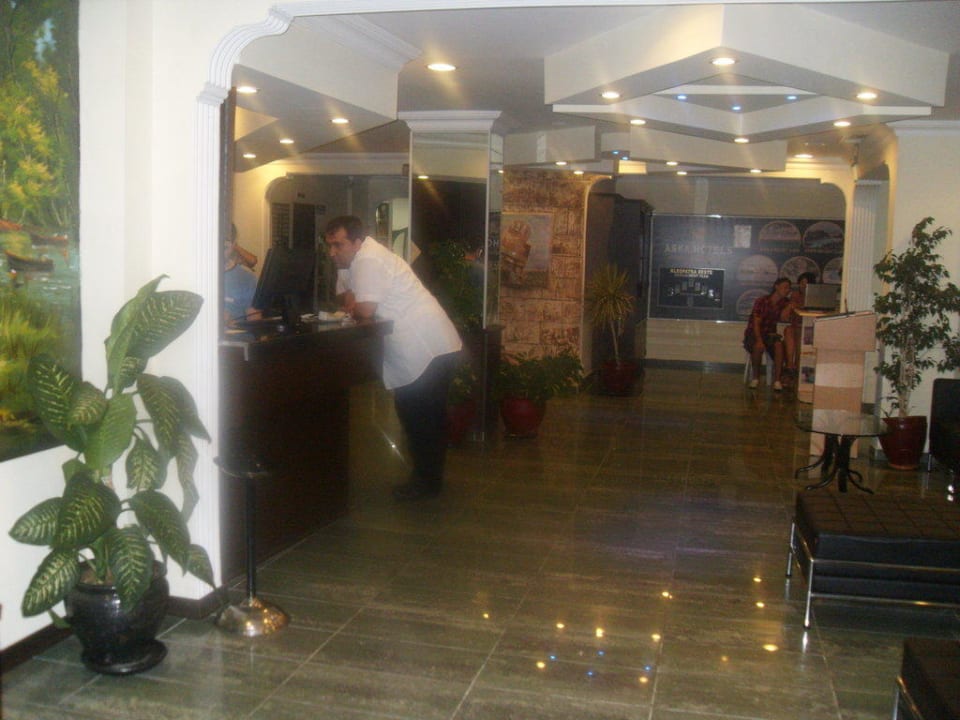 Empfang Hotel Aslan City Kleopatra