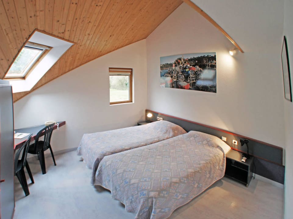 Chambre double à 2 lits  Hotel de la baie de Paimpol