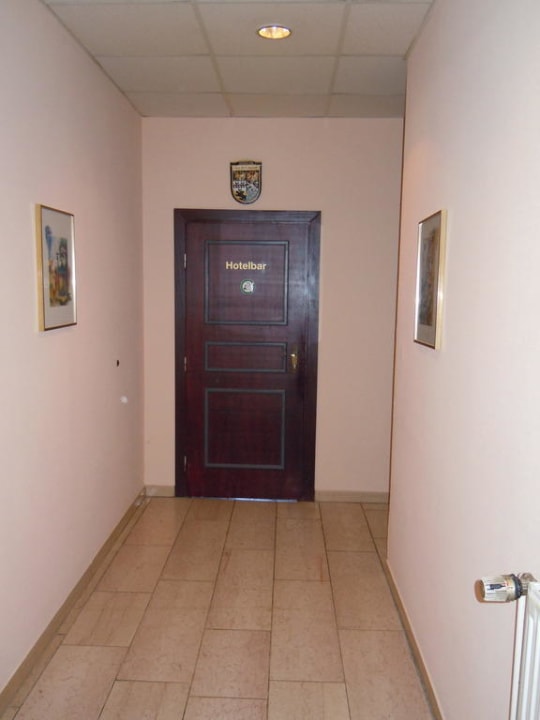 Hotelbar im Kellergeschoss Garni Hotel Zwickau-Mosel