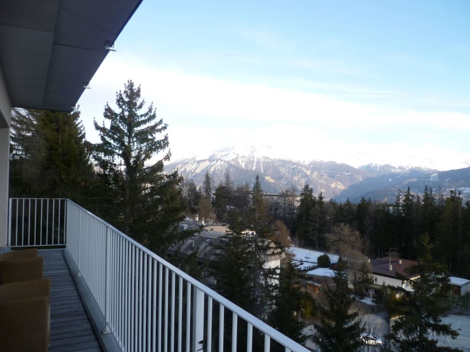Balkon (Saunabereich) Sporthotel Carlton