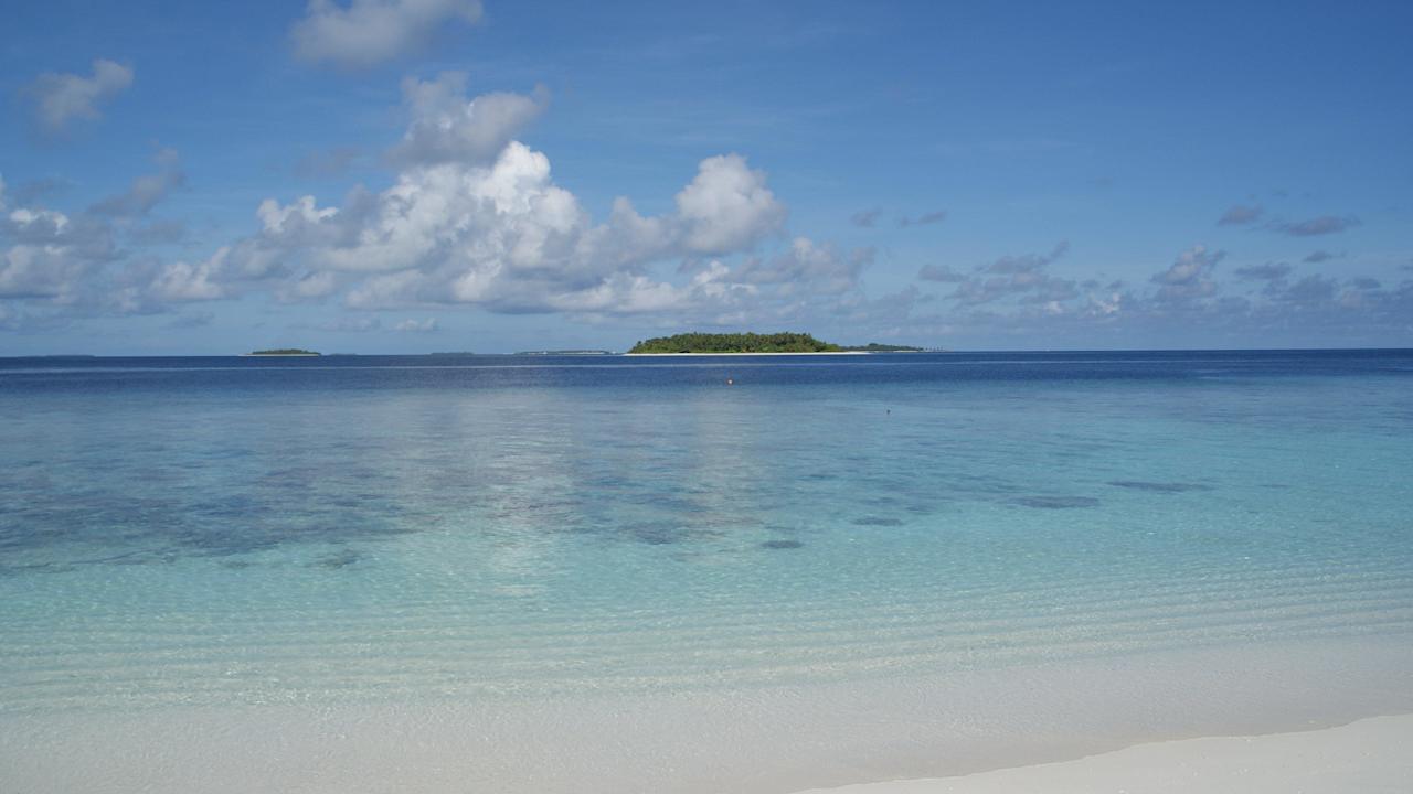 Aussicht von der Liege NH Collection Maldives Reethi Resort