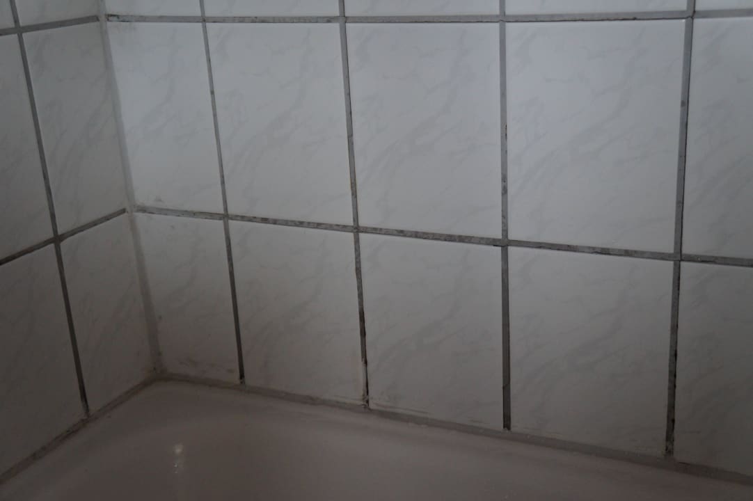 Duschrückwand Flisenfugen undicht Ferienpark Mirow - Ferienhaus Möwe