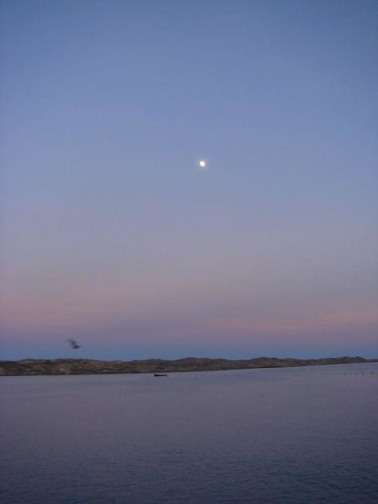 Blick aus dem Hotelfenster am Morgen Lüderitz Nest Hotel