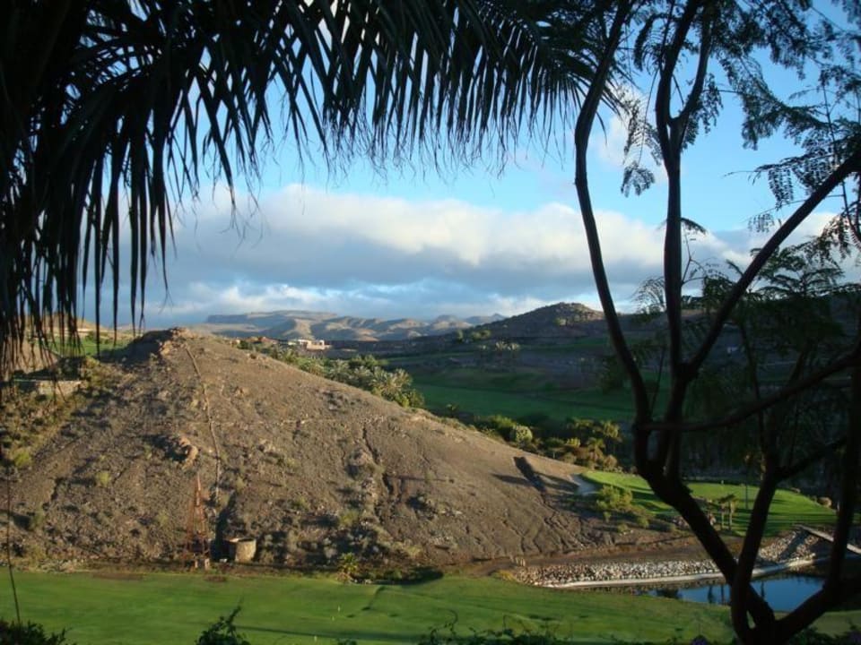 Ausblick aus unserem Schlafzimmer Villas Salobre Golf & Resort
