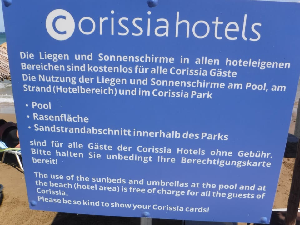 Sonstiges Corissia Beach Hotel