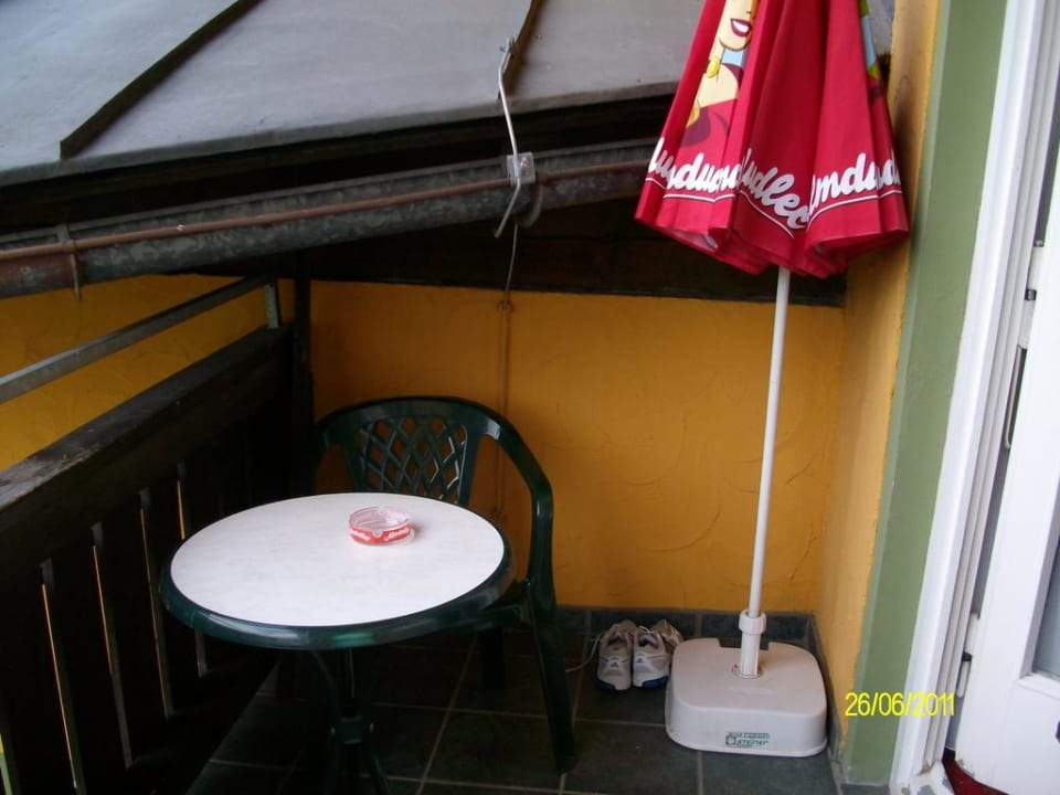 Balkon zum fürchten! Hotel Gasthof Stegerbräu