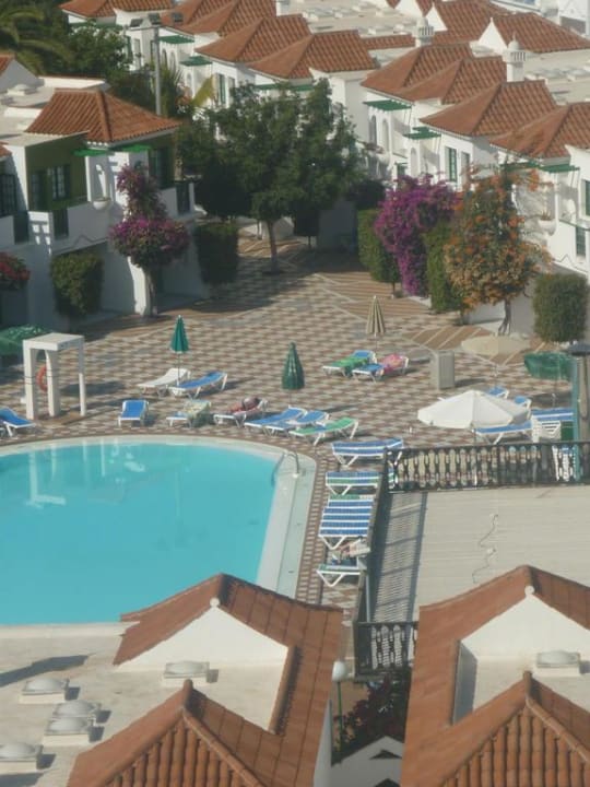 Poolansicht Bungalows Vistaflor