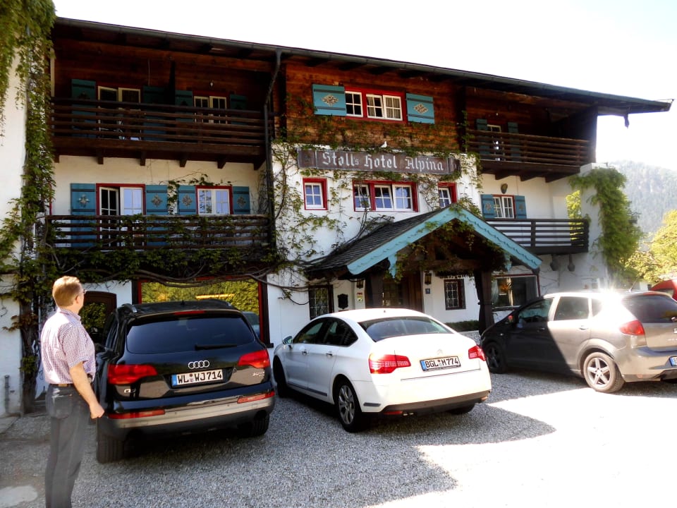 Blick auf Balkon Stoll's Hotel Alpina