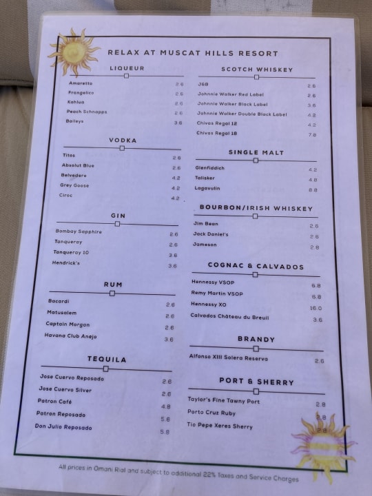 Gastro Muscat Hills Resort