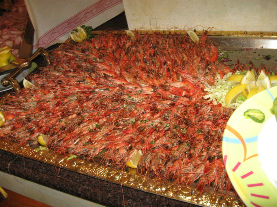 Leckere Gambas Aldiana Club Rocca Nettuno Calabria