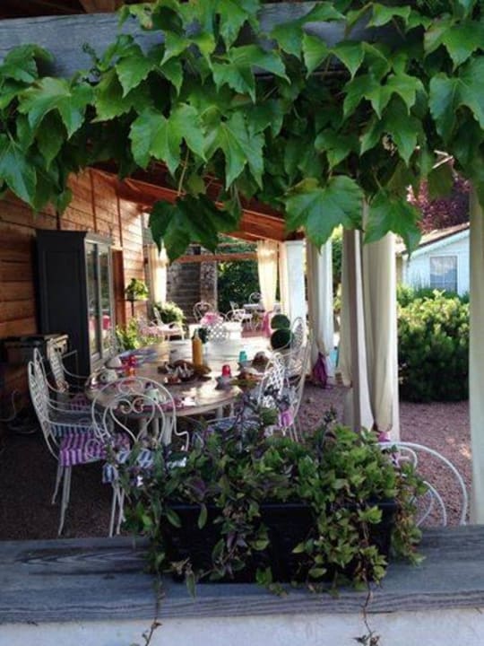 Terrasse B&B Domaine de la Vallée