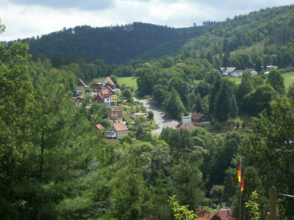 Ausblick ca 5 min von der Pension Zum Harzer Jodlermeister