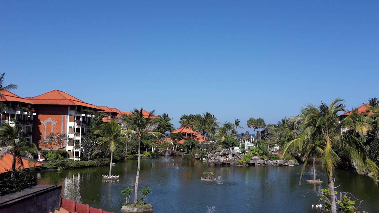 Ausblick beim Frühstück  Ayodya Resort Bali