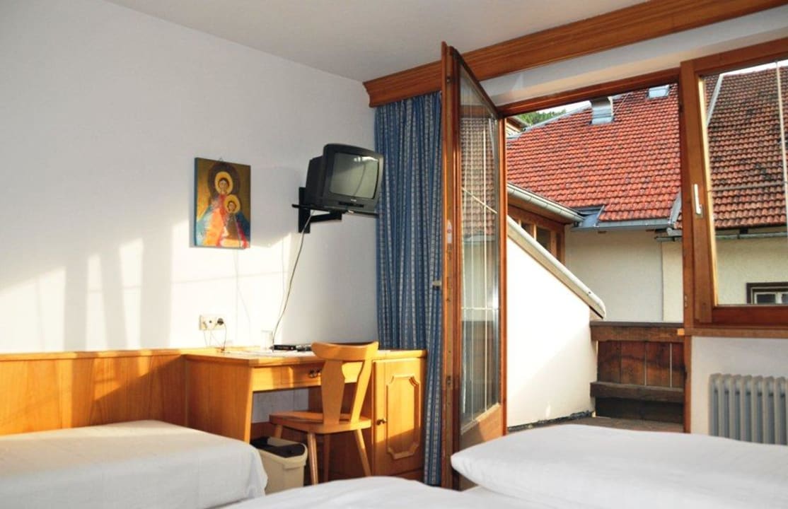 Blick zum Balkon Gasthof Hotel Handl