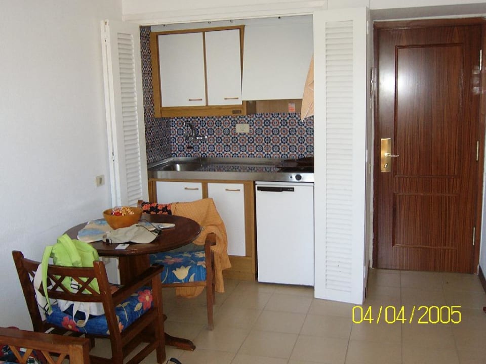 Kitchen-Ecke im Apartment Hotel Principado