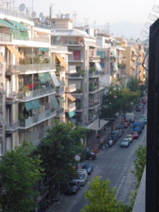 Ausblick vom Hotelbalkon Hotel Filoxenia