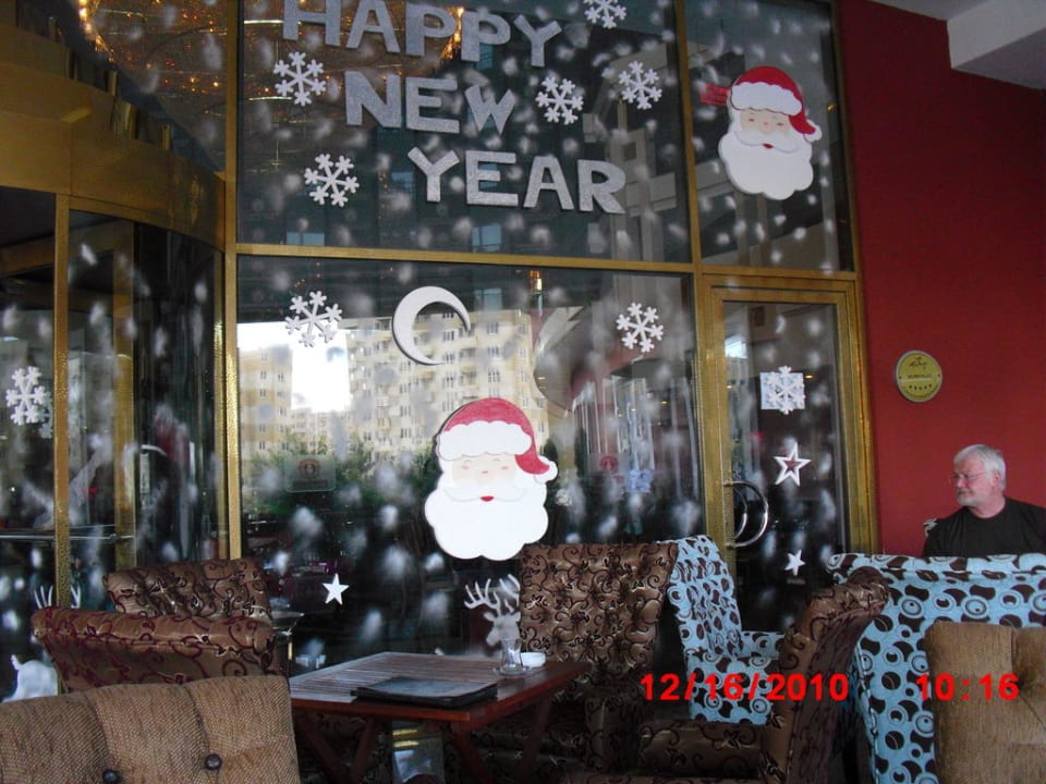 Weihnachtliche Dekoration Hotel Delphin Palace