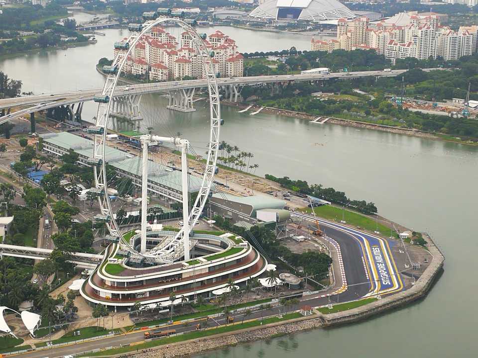 Ausblick Marina Bay Sands