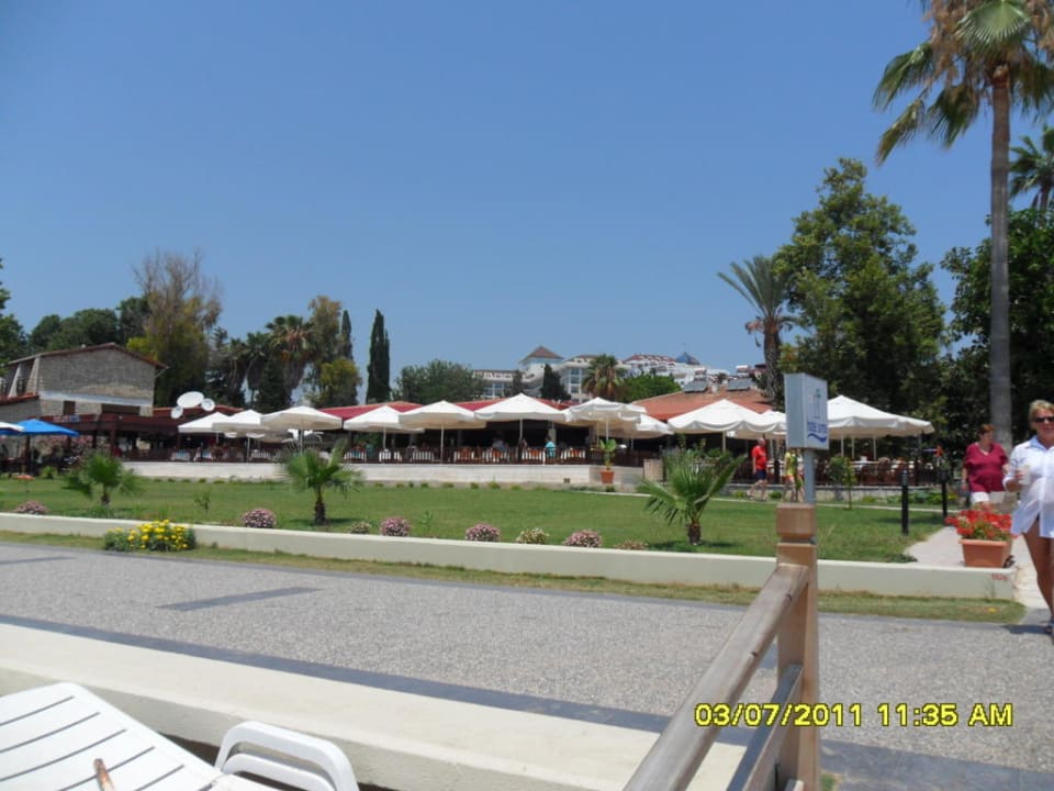 Blick zum Restaurant Hotel Sirma