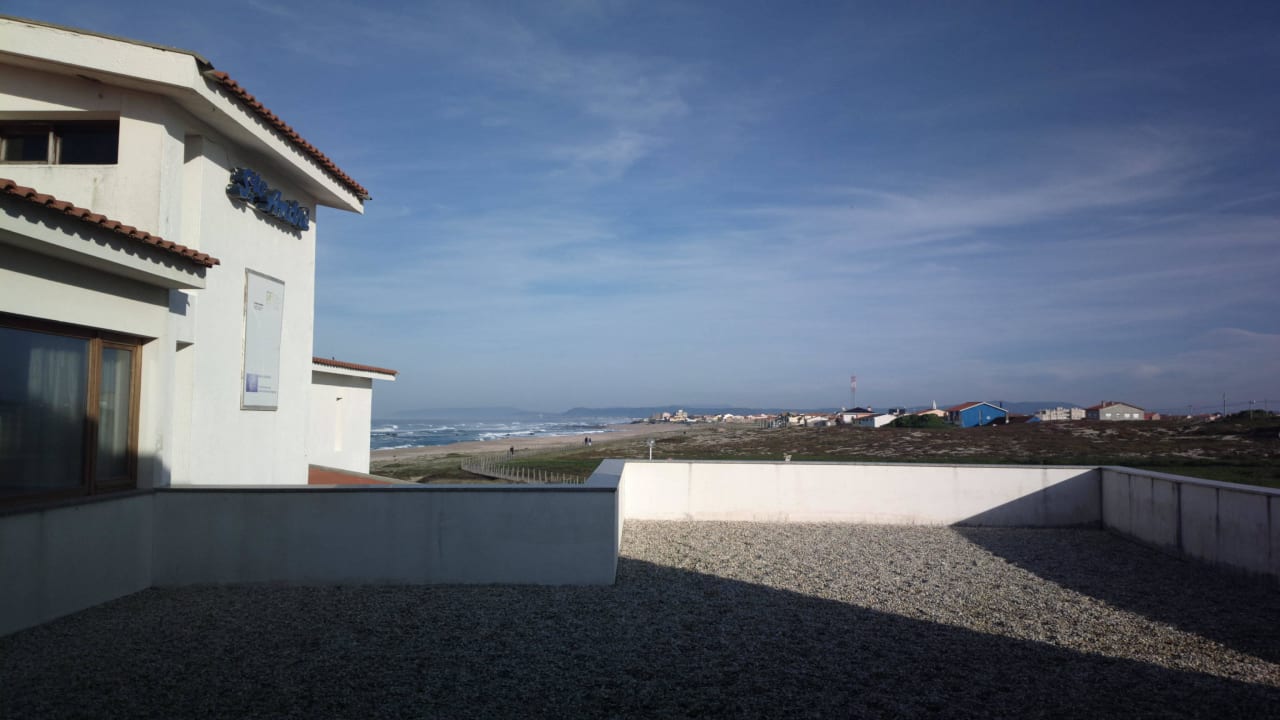 Ausblick aus dem Hotelflur Richtung Norden Hotel Estalgem de Santo Andre